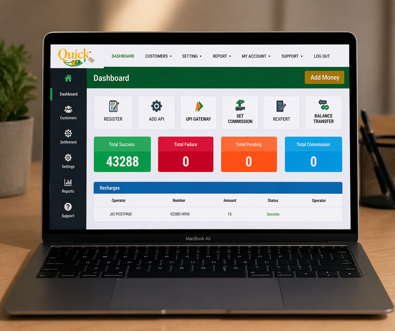 White Label Dashboard