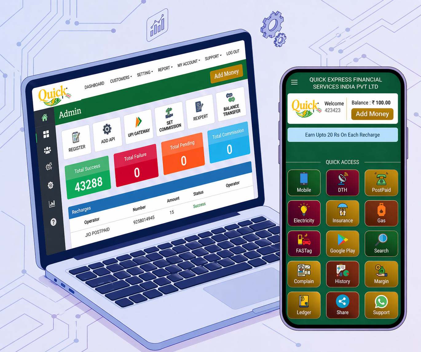 Mobile Recharge Software Development